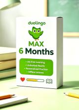 vip-sscdkey.com, Super Duolingo MAX 6 Months Subscription