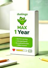 vip-sscdkey.com, Super Duolingo MAX 1 Year Subscription